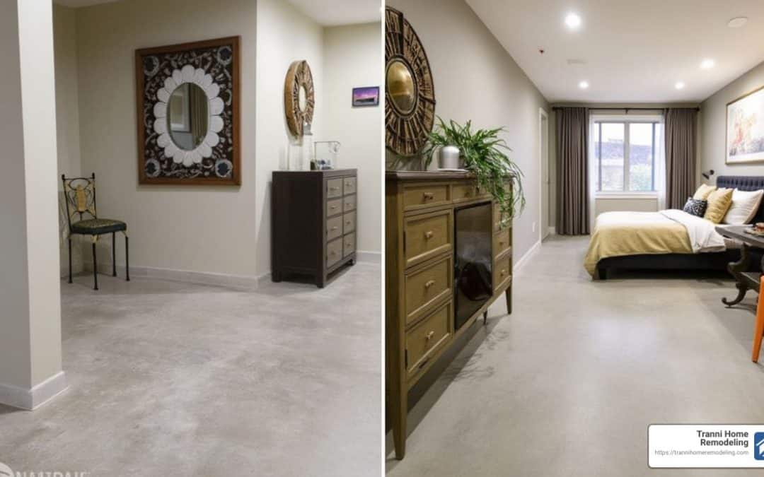 Transform Your Basement: How to Refinish Concrete Floors