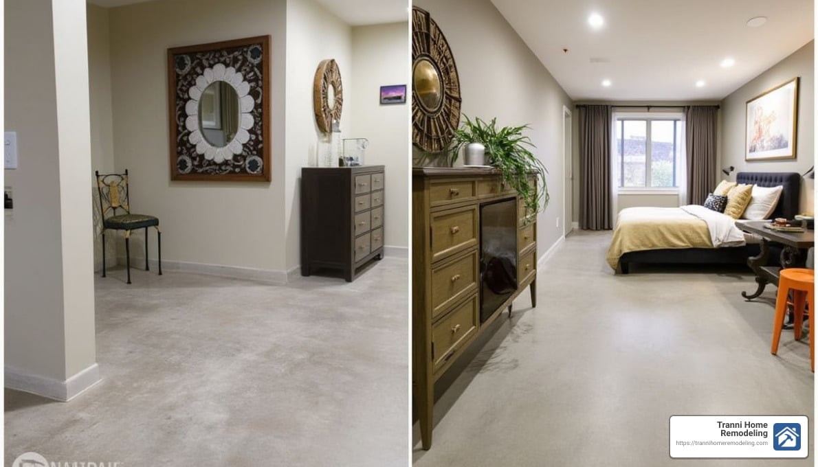 Transform Your Basement: How to Refinish Concrete Floors