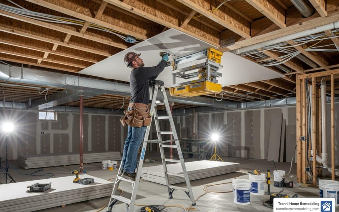 Ceiling the Deal: Basement Drywall Installation Made Simple