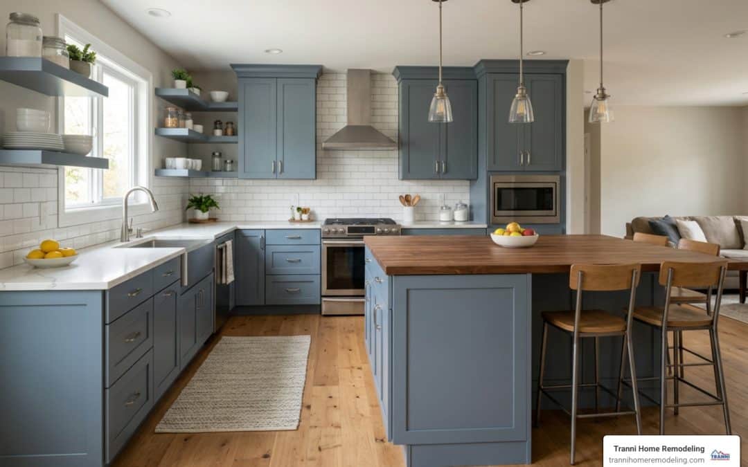 Blue Gray Cabinets That Will Make Your Friends Green with Envy